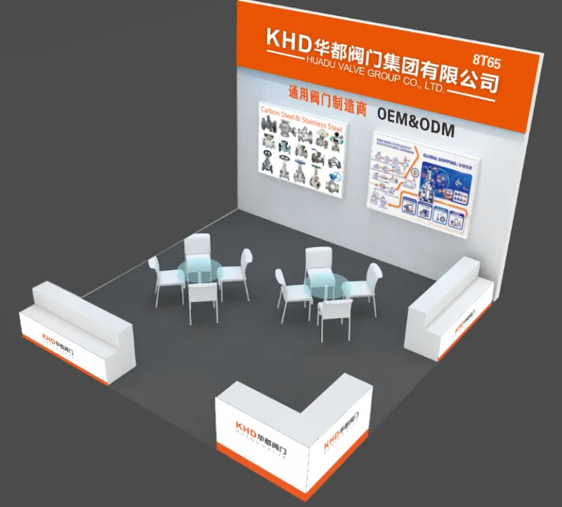 Hvar á að hitta Huadu Valve Group (KHD) í október 2026? Zhejiang Int'l Valve Fair, Booth 8T65